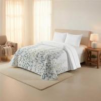 Colcha Bouti para Cama 105cm/135cm/150cm/180cm, Cubre Cama Fina  Incluye 2 Fundas de Cojín, Diseño de plantas para Primavera, Verano y Entretiempo - details 5