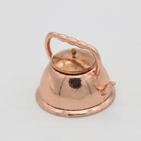 Miniatura De Sartén De Bronce Para Muñecas De 1:12 Con Kit De Cocina Incluido Para Decoración De Casas De Muñecas - details 9