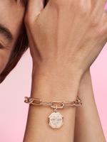 Pandora ME - Baño de Oro Rosa de 14K Pandora - Charm Medallón de Ojos Brillantes - details 2