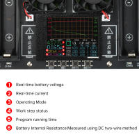 Prueba De Capacidad Y Resistencia Interna De Baterías De Litio 18650 8 Canales Con Autotest De Carga Y Descarga Pantalla 2.4-in DC 5V Con Enchufe EU/US - details 2