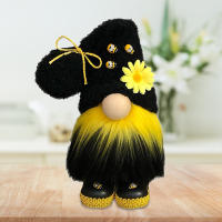 Muñeco De Peluche Sin Caras Sunflowers Gnome Bee Elf Decoración Para Jardín Y Hogar Estilo Moderno Figura De Animal - details 7