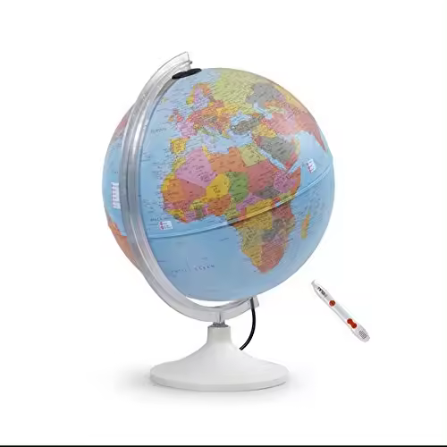 Globo terráqueo, bola del mundo Parlomondo. 6 Idiomas - 1