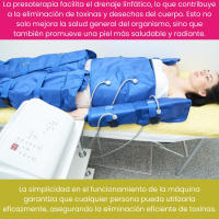 MISTIK  Máquina de Presoterapia Profesional Botas de Masaje Linfático Piernas Abdomen y Brazos Tratamiento de Celulitis Circulación Desintoxicación en Estética y Belleza Equipo Anticelulitico Complemento Cavitacion Radiofrecuencia Mistik Beauty Madrid - details 16