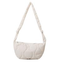 Bolso De Mano Plegable Para Mujer Con Gran Capacidad Y Cierre De Cremallera Estilo Casual Bolsa De Hombro Con Capa De Algodón Acolchado Bolsa Mensajera Moda - details 14