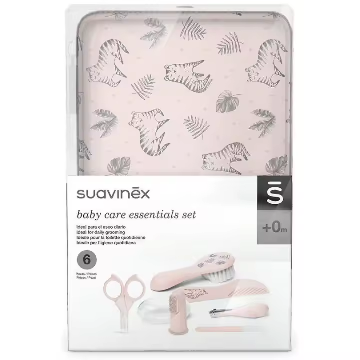 Suavinex Hygge Baby Care Essentials Set Toilette Rose 6Uts - 1