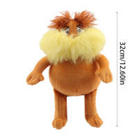 Muñeco De Peluche Dr.Seuss the Lorax Peluches Kawaii Figuras De Anime Para Decoración De Habitación Regalo De Cumpleaños Para Niños Material De Algodón PP - details 6
