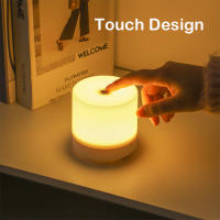 Lámpara De Noche LED Creativa Para Dormitorio Con Iluminación Táctil Y Ajustable Para Lectura En Cama Luz De Mesa USB Para Estudiantes De Colegio - details 0