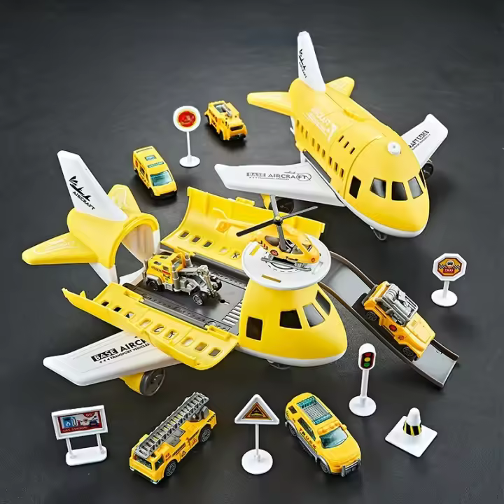 Juguete De Avión Creativo Y Novel En Forma Deformable Con Multiple Temas Caja De Regalo Para Niños Y Niñas Edad 6-12 - 1