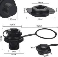 Válvula de inflado en Espiral de 2 piezas con tapa universal - details 0