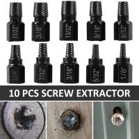 Juego De 10 Piezas De Extractores De Tornillos Y Tornillos Con Broca De Acero De Aleación Multi-avellanado Herramientas Para Eliminar Tornillos Rotos Y Estudados - details 2