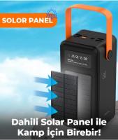 Cargador solar portátil de 100.000 mAh con Pantalla digital y Luz LED para camping. - details 5