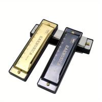 Harmonica Cromática De 10 Agujeros En Clave De C Con Estuche Para Principiantes Y Niños Regalo Ideal Con Estuche Incluido - details 3