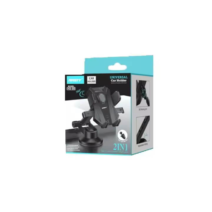ANSTY Soporte Móvil para Coche Ansty HD-08, Giro 360º, Plegable, Apto para Todo Móvil - 1