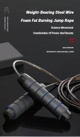 Nueva Cuerda De Saltar Ajustable Con Cable De Acero Para Ejercicio De Fitness Y Entrenamiento En Casa Equipo Deportivo Sin Enredos - details 3