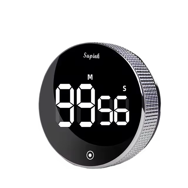 Temporizadores digitales de Cocina, temporizadores Visuales, large LED pantalla, Cuenta atrás magnética, Pletado - 1