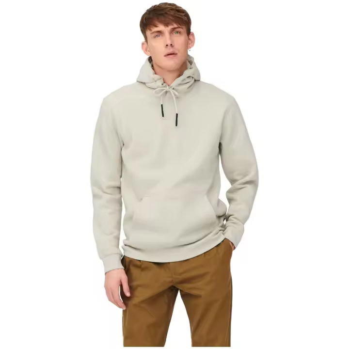 Sudadera con Capucha Only & Sons Onssouth para hombre en color beige - 1