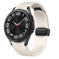 Correa De Cuero Genuino Y Silicona Para Samsung Galaxy Watch 7 6 5 44mm 40mm 20 Bracelet Galaxy Watch 6 4 Classic 47mm 46mm 43mm 42mm Unisex - details 7