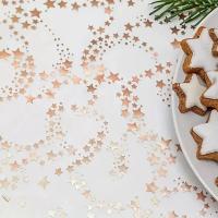 Mantel Realzador Metálico De Encaje Delgado Con Lentejuelas Doradas Y Plateadas Para Fiestas Bodas Navidad Decoración De Cumpleaños - details 9