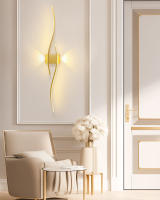 Lámparas De Pared LED Para Interior En Negro Oro Blanco Iluminación Para Dormitorio Pasillo Aisle Balcón Luz De Pared Moderna - details 3