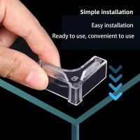 4Pcs Protector De Esquina Para Acuario De Acrílico Transparente Anticolisión Cubierta Protectora Adhesiva Accesorios Para Acuarios - details 3