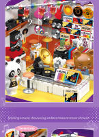 Mini Puzzle 3D De Calle Ciudad Con Café Tienda De Pelucas Y Salón De Belleza Bloques Creativos Para Decoración De Habitación Juguetes Para Niños Regalo De Cumpleaños Para Amigos - details 14