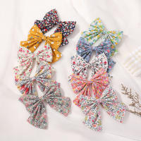 Pinza Para El Cabello De Algodón Con Flores Para Bebés Y Niñas Accesorios De Moda Para El Cabello Estilo Dulce Y Tierno - details 6