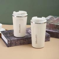 Taza Térmica De Acero Inoxidable 380/510ml Para Viaje Y Oficina Termo Antigoteo Con Capacidad Grande Y Estilo De Negocios - details 11