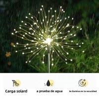 Lámpara Solar De Jardín Con Efecto De Fuego Y Estrella Palillo De Exterior Iluminación De Jardín Decoración De Navidad Moderna - details 2
