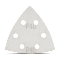 Triangulos de lijado │ 300 piezas │ 6 bolsos de 90x90x90mm │ 50 x grano 40/60/80/120/180/240 │ para lijadoras Delta - details 0