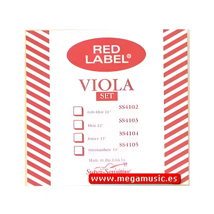 CUERDAS VIOLA-Super Sensitive (Red Label 410) (Juego Completo) Medium Viola 4/4 - 1