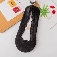 Calcetines De Encaje Para Mujer Calcetines Invisibles De Verano Transpirables Antideslizantes Fondo Bajo De Algodón Y Spandex - details 9