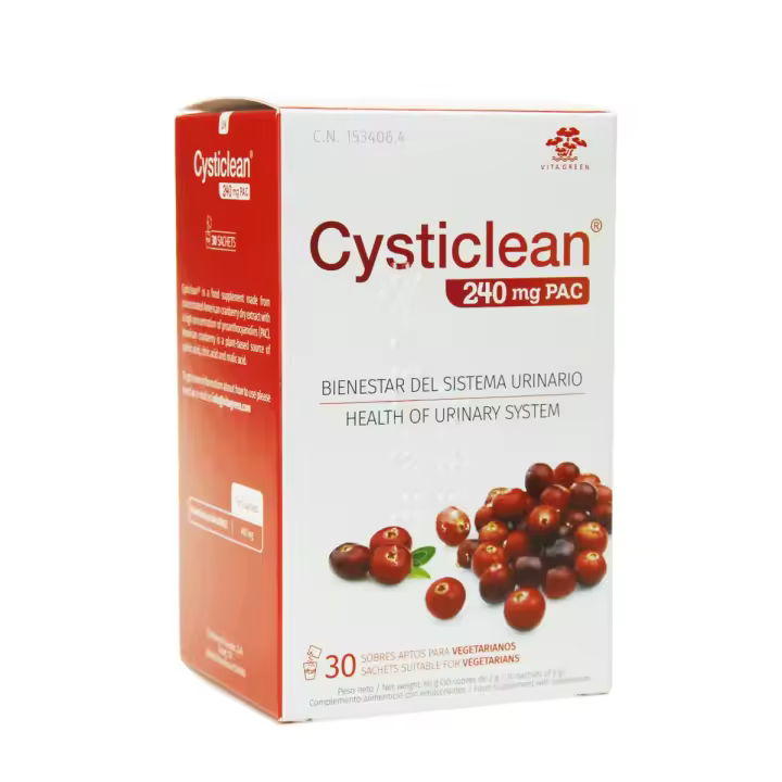 Cysticlean 240 mg pac 30 sobres - 1