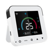 Controlador De Temperatura Y Humedad WiFi Inteligente Para Aire Acondicionado Con Pantalla Táctil LCD Y Control Remoto IR Compatible Con Google Home Alexa - details 16