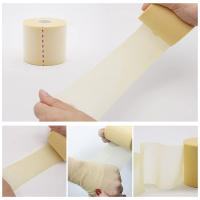 Cinta Elástica De Algodón Para Deportes En Blanco Soporte Muscular Para Rodilla Muñeca Y Tobillo Fácil De Rasgar - details 6