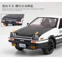 Coche Deportivo Toyota AE86 a Escala 1:24 Modelo De Metal De Alta Simulación Juguete Coleccionable Para Niños Regalo A388 - details 4
