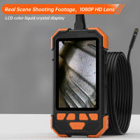 Cámara De Endoscopio Industrial VISHRT De 4.3 Pulgadas IPS Con Lente Dual/Triple Cable Rígido Para Inspección De Tubos Y Piping - details 0