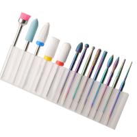 Juego Profesional De 13 Piezas De Brocas Para Uñas De Cerámica En Caja Para Manicura Eléctrica Acrílicas Y Cutículas - details 1