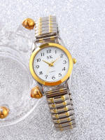 Reloj De Cuarzo Retro Elegante Para Parejas Reloj Analógico De Negocios Clásico Moda Regalo Para Amantes Material De Aluminio No Resistente Al Agua - details 4