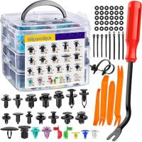 Juego De Clavos Y Tornillos Para Parachoques Universal 680PCS/725PCS Conjunto De Reparación De Clips De Coche Herramientas De Mantenimiento Automotriz - details 1