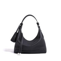 Bolso De Hombro Para Mujer De Cuero Genuino Diseñador Lujo Cowhide Nueva 2025 Bolso Cruzado De Underarm Bolso Baguette Zipper Versátil - details 1