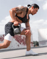 Shorts De Correr Para Hombre Verano 2024 2 En 1 Deportivos De Entrenamiento Secado Rápido Pantalones De Gimnasio - details 6