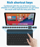 Teclado Bluetooth Mini RGB Inalámbrico 10 Pulgadas Con Iluminación Retroiluminada Y Touchpad Para IOS Android Windows iPad - details 3