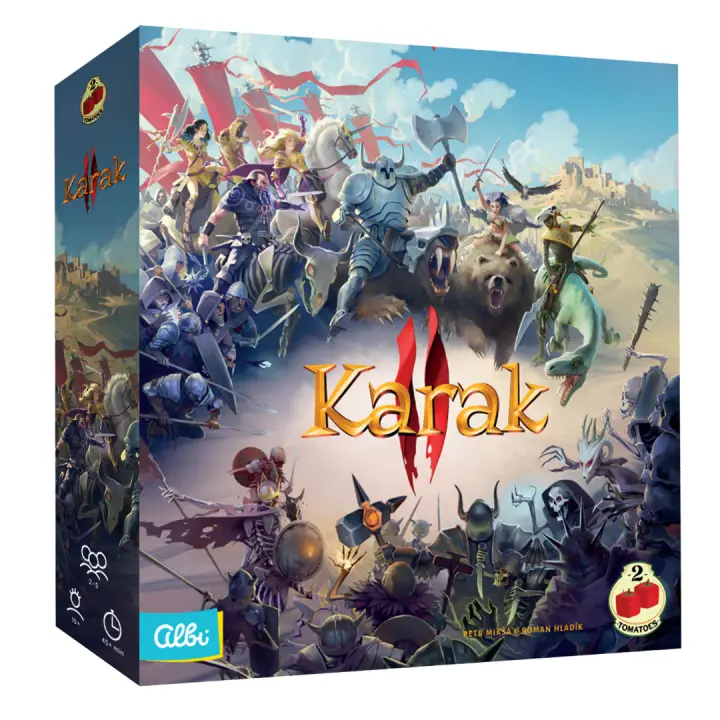 2Tomatoes Games | Karak 2 | Juego de Mesa Familiar de Aventuras y Estrategia | ¡Reúne tus Fuerzas y Enfréntate al Mal! | De 2 a 5 Jugadores | 45-90 min de Partida | A partir de 10 Años | Diversión en Familia - 1
