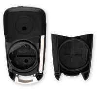 Ociodual Carcasa Mando Llave 2 Botones para Coches Opel Inalambrico Wireless Negro New - details 2