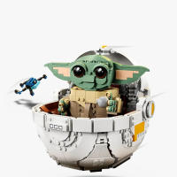 Kit De Bloques De Construcción MOC Juego De Guerreiros Espaciais Con Carro De Flotación Grogu Para Niños Regalo De Cumpleaños Modelo De Figura De TV Y Películas - details 0