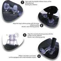 Colchón Inflable Para Viaje En Coche Almohadilla De Ajuste Para Asiento Trasero De Coche Negro Accesorio De Viaje Para Camping - details 4