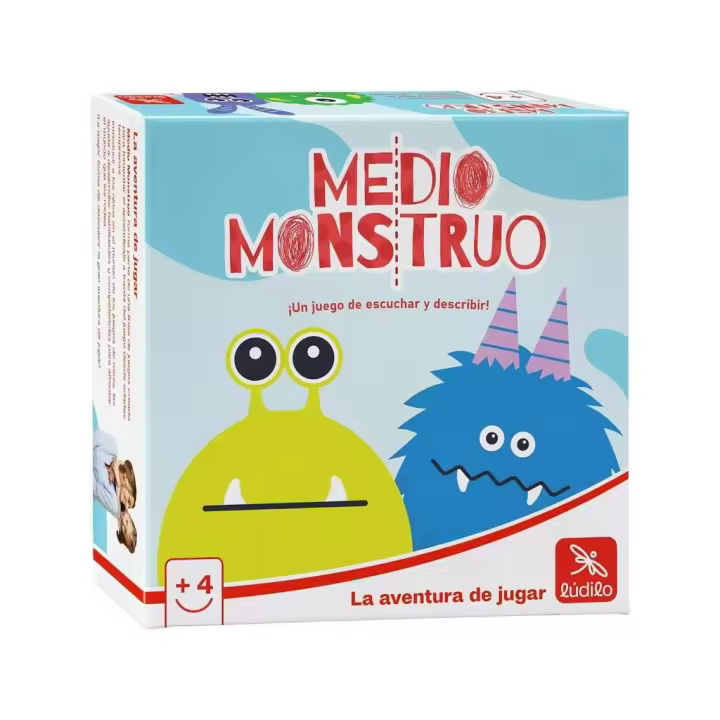 Medio Monstruo ¡Un Juego de Escuchar y Describir! Juguetes Ludilo - 1