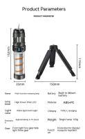 Lanterna Portátil LED Para Camping Repelente De Mosquitos Impermeable Con Gancho Y Tripod Para Exteriores Luz De Tent - details 12