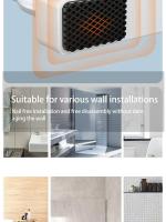 Divisoria Expansible Sin Perforar Retráctil Para Almacenamiento En Armario Cocina Baño Dormitorio Compartment Organizador De Espacio - details 4