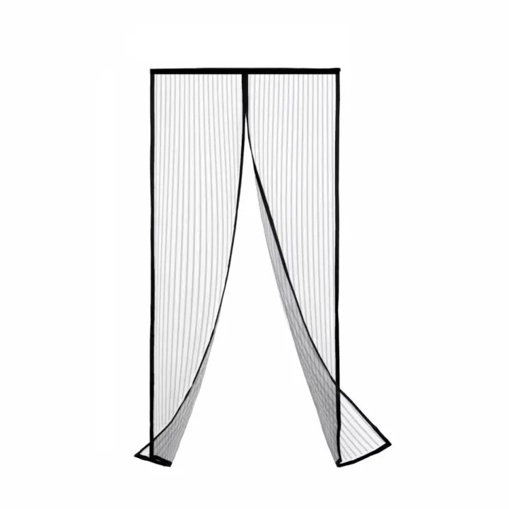 JOWY Mosquitera magnética para Puerta Negra y Blanca, varias Medidas, Cortina antimosquito de Malla, Cierre automático con imanes, Mantiene el Aire Fresco (90 * 210cm, Blanco) - 1